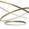 NOWOŚĆ ML1547Lampa wisząca HOOP GOLD 93W LED Milagro