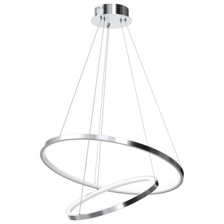NOWOŚĆ ML1550Lampa wisząca HOOP CHROME 51W LED Milagro