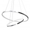 NOWOŚĆ ML1550Lampa wisząca HOOP CHROME 51W LED Milagro