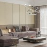 NOWOŚĆ ML1551Lampa wisząca HOOP CHROME 93W LED Milagro