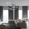 NOWOŚĆ ML1551Lampa wisząca HOOP CHROME 93W LED Milagro