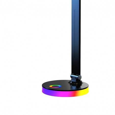 NOWOŚĆ ML1628Lampka biurkowa Bruno Black 5W LED RGB Milagro