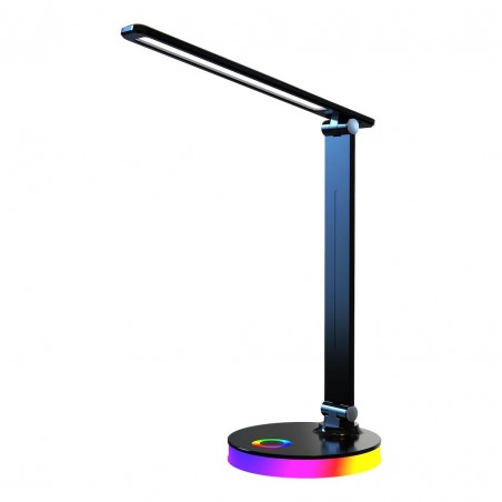 NOWOŚĆ ML1628Lampka biurkowa Bruno Black 5W LED RGB Milagro