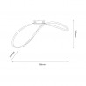 NOWOŚĆ ML1574Lampa wisząca INFINITY 21W LED 4000K Milagro
