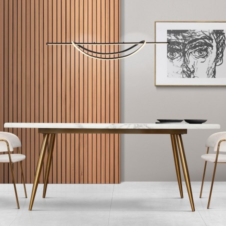 NOWOŚĆ ML1584Lampa wisząca AMBAR 35W LED 4000K Milagro