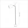 NOWOŚĆ ML1633Lampa podłogowa ZACK White 1xE27 Milagro