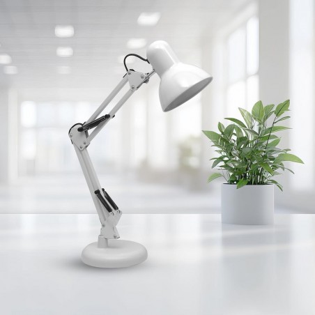 NOWOŚĆ ML1637Lampka biurkowa NEXA White 1xE27 Milagro