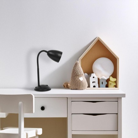 NOWOŚĆ ML1635Lampka biurkowa LOGIC Black 1xE27 Milagro