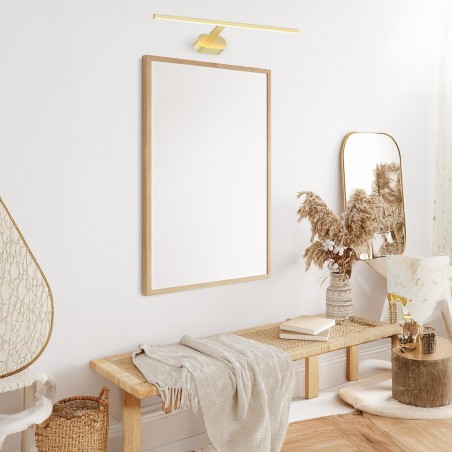 NOWOŚĆ ML1005Kinkiet PRADO Satin Gold 11W LED 3000K Milagro