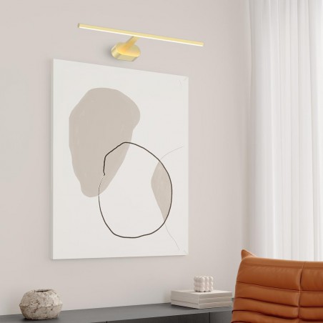 NOWOŚĆ ML1005Kinkiet PRADO Satin Gold 11W LED 3000K Milagro
