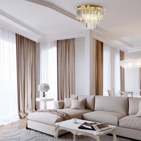 NOWOŚĆ ML1023Lampa sufitowa MILANO fi 45cm 6xE14 Milagro