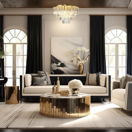NOWOŚĆ ML1024Lampa sufitowa MILANO fi 60cm 9xE14 Milagro