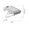 NOWOŚĆ EKO1708Lampa Solarna Clips 4W 4000K IP44 Milagro