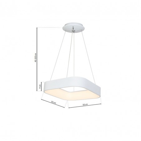 NOWOŚĆ ML1853LAMPA WISZĄCA ASTRO WHITE 40W LED 4000K Milagro