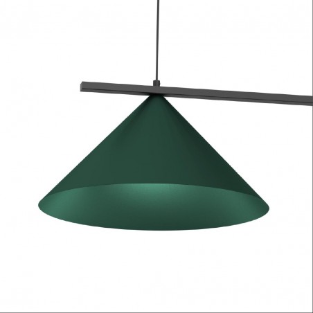 NOWOŚĆ MLP1529Lampa wisząca CAPITAL BLACK/GREEN 2XGX53 Milagro