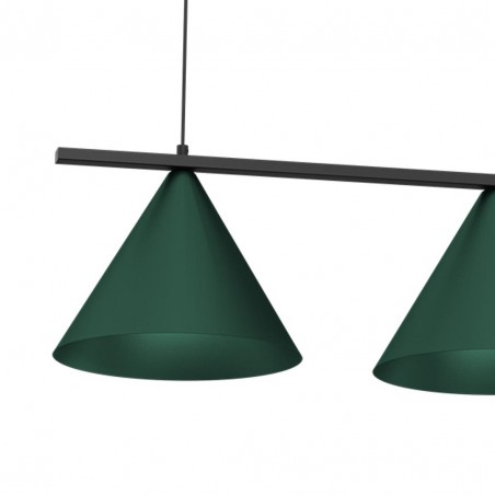 NOWOŚĆ MLP1530Lampa wisząca CAPITAL BLACK GREEN 3XGX53 Milagro