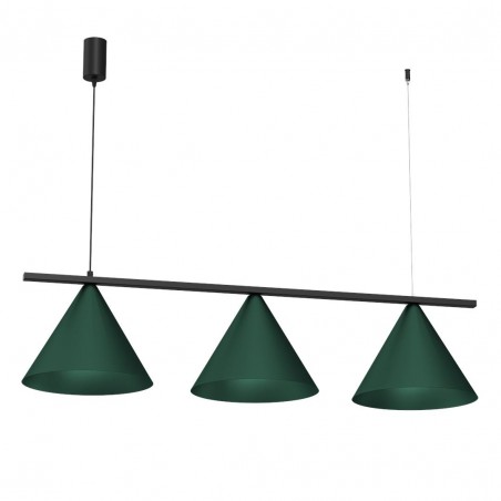 NOWOŚĆ MLP1530Lampa wisząca CAPITAL BLACK GREEN 3XGX53 Milagro
