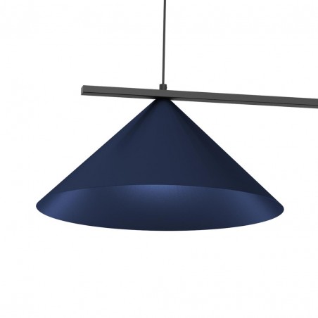 NOWOŚĆ MLP1531Lampa wisząca CAPITAL BLACK/NAVY BLUE 2XGX53 Milagro