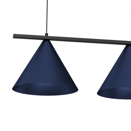 NOWOŚĆ MLP1532Lampa wisząca CAPITAL BLACK/NAVY BLUE 3XGX53 Milagro