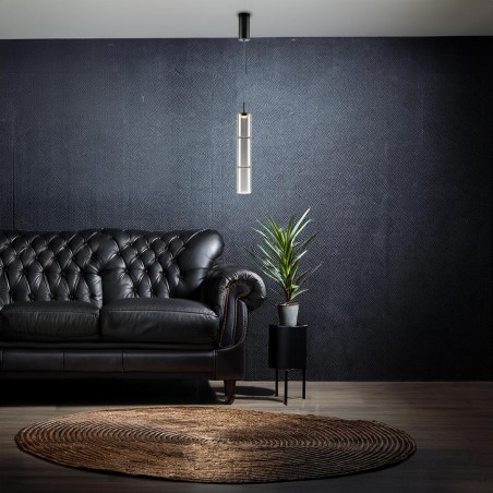 NOWOŚĆ ML1396Lampa wisząca BATO Smoked 4W LED Milagro