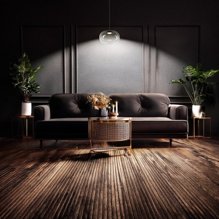 NOWOŚĆ ML1397Lampa wisząca VASO 1 SMOKED 4W Milagro