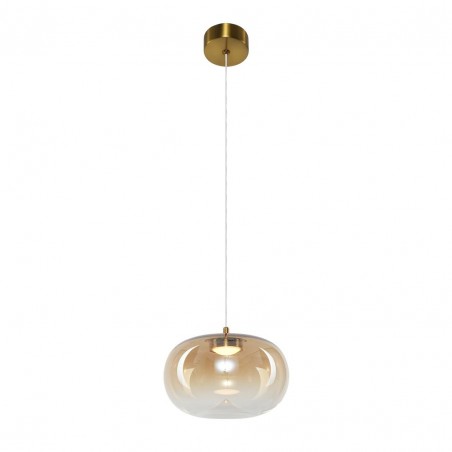 NOWOŚĆ ML1399Lampa wisząca VASO 1 AMBER 4W Milagro
