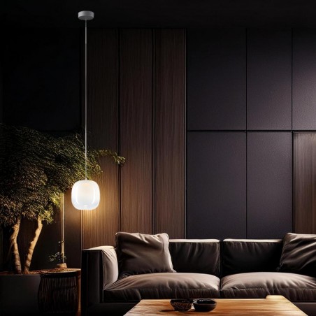 NOWOŚĆ ML1401Lampa wisząca VASO 2 WHITE 4W Milagro