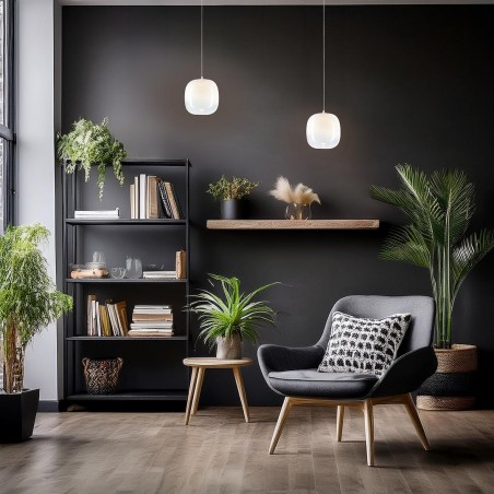 NOWOŚĆ ML1401Lampa wisząca VASO 2 WHITE 4W Milagro