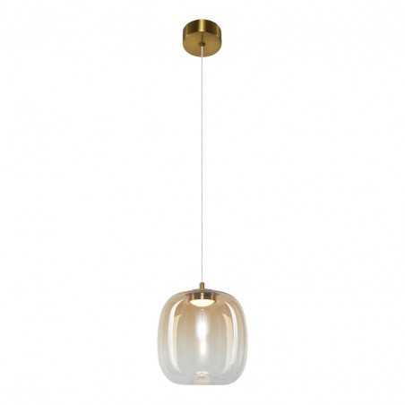 NOWOŚĆ ML1402Lampa wisząca VASO 2 AMBER 4W Milagro
