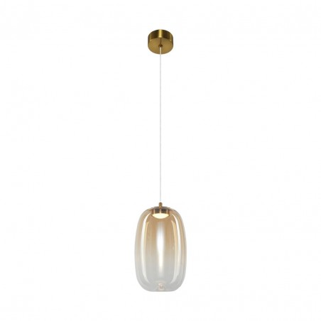 NOWOŚĆ ML1405Lampa wisząca VASO 3 AMBER 4W Milagro