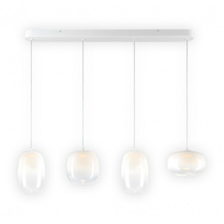 NOWOŚĆ ML1406Lampa wisząca VASO WHITE 15W Milagro