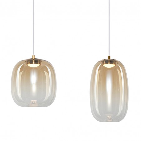 NOWOŚĆ ML1408Lampa wisząca VASO AMBER 15W Milagro