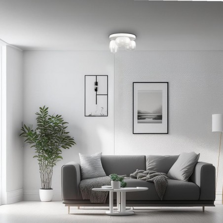 NOWOŚĆ ML1413Lampa sufitowa VASO WHITE 12W Milagro
