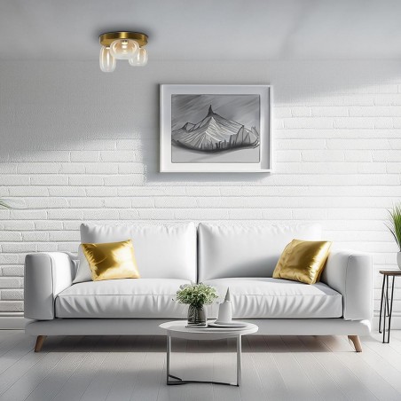 NOWOŚĆ ML1414Lampa sufitowa VASO AMBER 12W Milagro