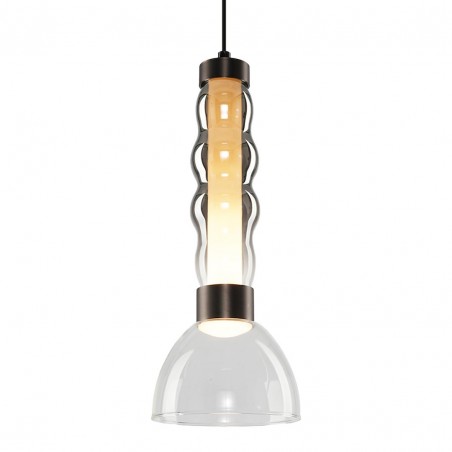 NOWOŚĆ ML1417Lampa wisząca LUCCO smoked 13W Milagro