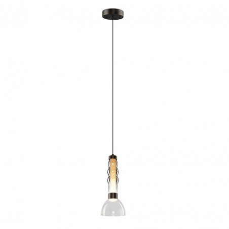 NOWOŚĆ ML1417Lampa wisząca LUCCO smoked 13W Milagro