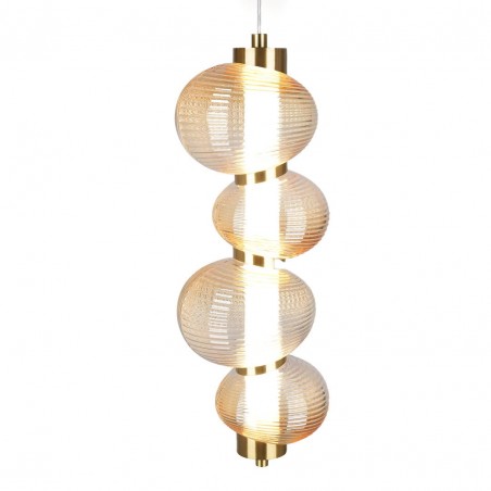 NOWOŚĆ ML1422Lampa wisząca BOLLA GOLD 17W LED Milagro