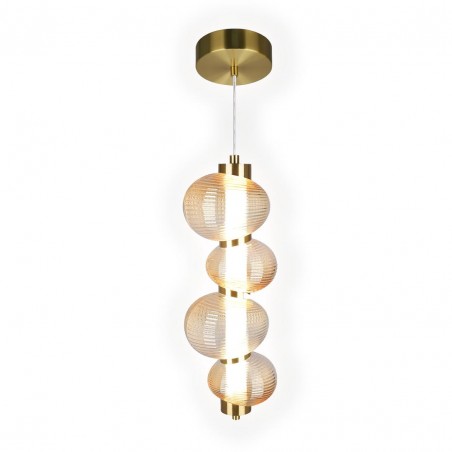 NOWOŚĆ ML1422Lampa wisząca BOLLA GOLD 17W LED Milagro
