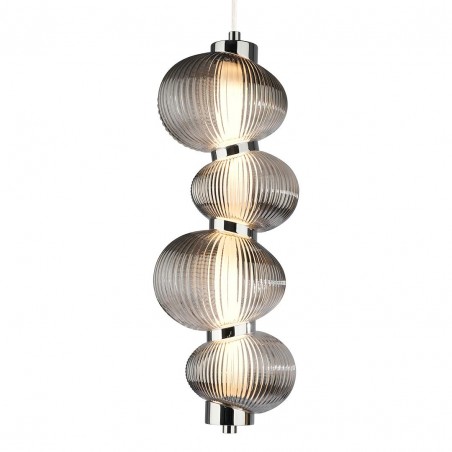 NOWOŚĆ ML1423Lampa wisząca BOLLA SMOKED 17W LED Milagro