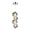 NOWOŚĆ ML1423Lampa wisząca BOLLA SMOKED 17W LED Milagro
