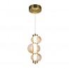 NOWOŚĆ ML1424Lampa wisząca BOLLA GOLD 12W LED Milagro
