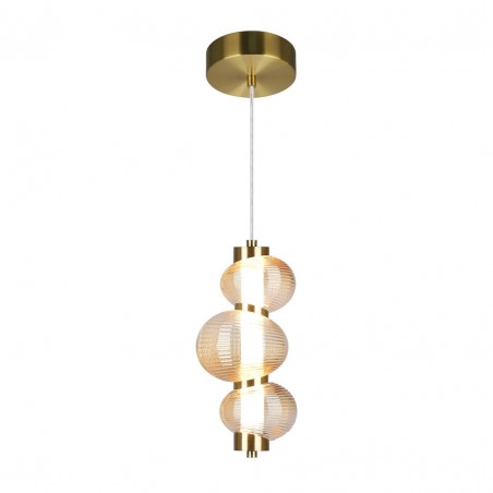 NOWOŚĆ ML1424Lampa wisząca BOLLA GOLD 12W LED Milagro