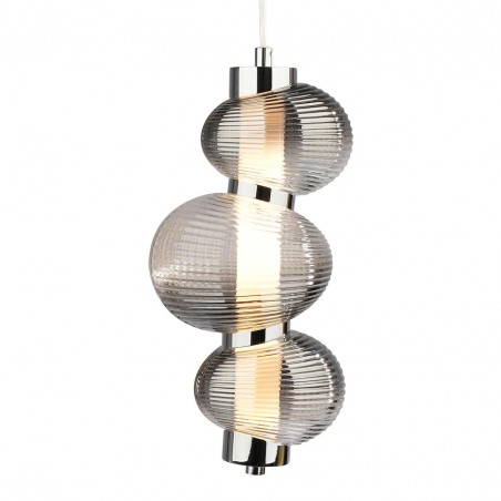 NOWOŚĆ ML1425Lampa wisząca BOLLA SMOKED 12W LED Milagro