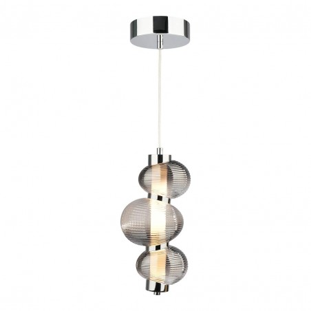NOWOŚĆ ML1425Lampa wisząca BOLLA SMOKED 12W LED Milagro