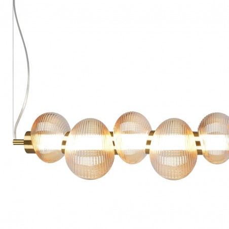 NOWOŚĆ ML1426Lampa wisząca BOLLA GOLD 32W LED Milagro