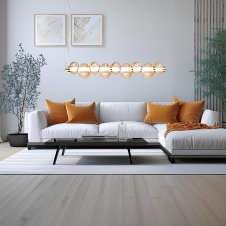 NOWOŚĆ ML1426Lampa wisząca BOLLA GOLD 32W LED Milagro