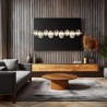 NOWOŚĆ ML1427Lampa wisząca BOLLA SMOKED 32W LED Milagro