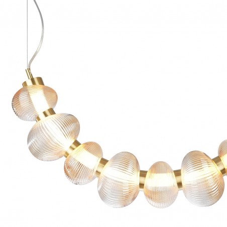 NOWOŚĆ ML1428Lampa wisząca BOLLA GOLD 36W LED Milagro