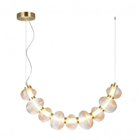 NOWOŚĆ ML1428Lampa wisząca BOLLA GOLD 36W LED Milagro