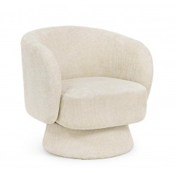 NOWOŚĆ 0743927 BIZZOTTO fotel obrotowy JULIENNE SHELL    beżowy  King Home
